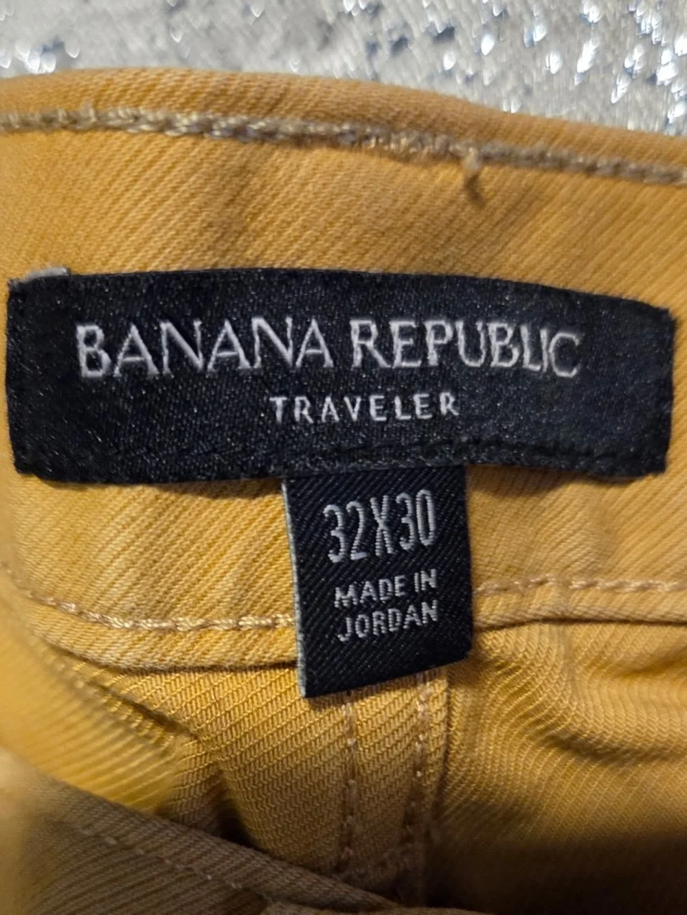 Banana Republic Men's Mustard Chino Pants